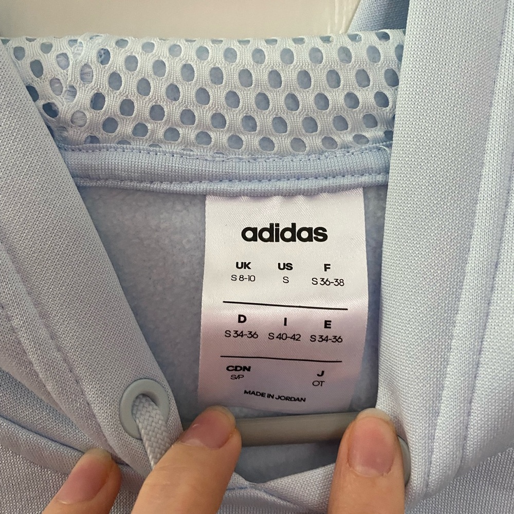 blue adidas sweatshirt